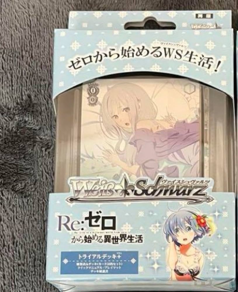 ヴァイスシュヴァルツ WS リゼロ トライアルデッキ TD 未開封 4個 ヴァイスシュヴァルツ WS リゼロ トライアルデッキ TD 未開封 4個